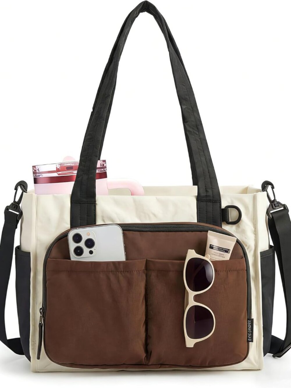 Tote Bag for Women Work, Puffy Travel Tote Handbag Gift for Teacher & Nurse | Me
